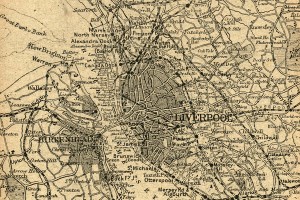 Map of Liverpool and Birkenhead