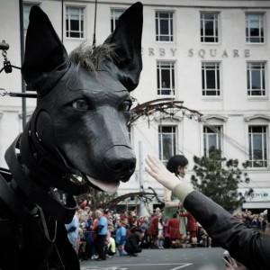 The crowd meets Xolo ... courtesy Adam Rowley