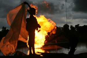 Oil boom, Delta burns George Osodi