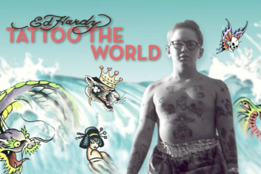 The Double Negative Ed Hardy Tattoo The World
