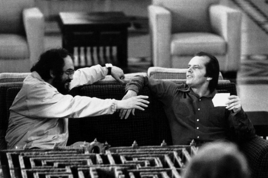 Kubrick on set with Jack Nicholson, The Shining: Private View: Stanley Kubrick: New Perspectives 6–8pm @ WORK Gallery, London