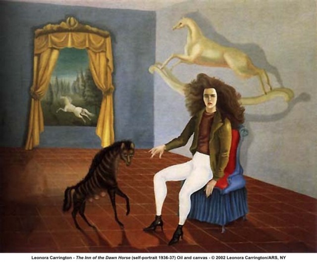 Leonora Carrington, The Inn Of the Dawn Horse, painted in 1942;