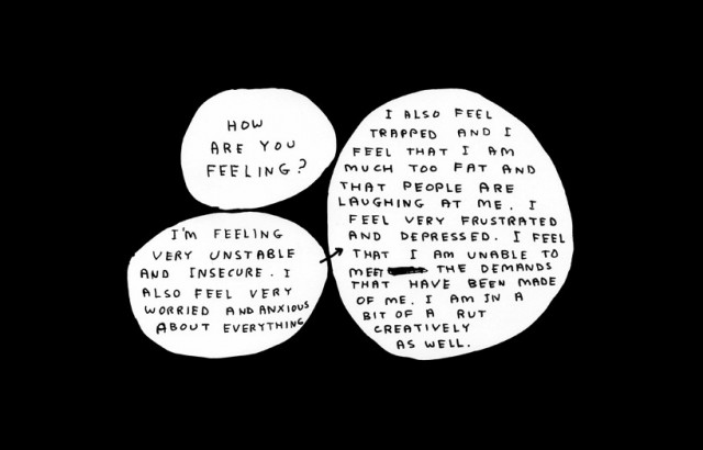 David Shrigley, Untitled (How are you feeling?) (2006)