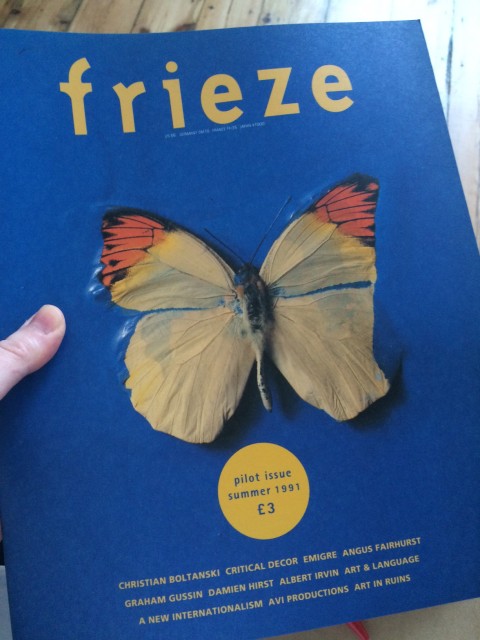 Issue Zero of Frieze magazine (1991)