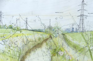The Expanded City, Preston; drawing by Olivia Keith (detail)