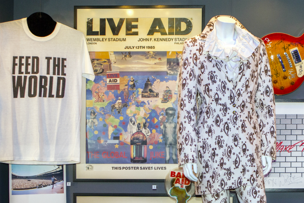 Live Aid cabinet, British Music Experience