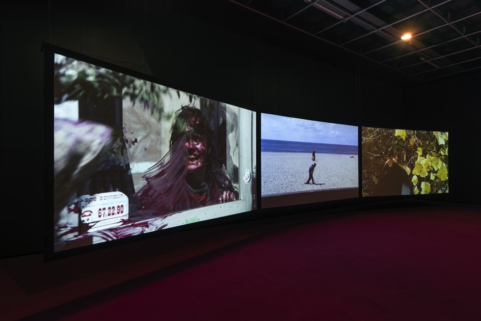 Agnès Varda, 3 moving images. 3 rhythms. 3 sounds, 2018. Installation view at FACT, Liverpool Biennial 2018: Beautiful world, where are you? Photo: Thierry Bal