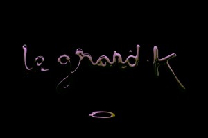 Le Grand K cover artwork visual identity by Farvash