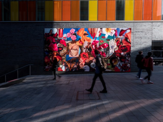 Bower of Bliss (2021) by Linder at Liverpool ONE. Photograph by Mark McNulty-web