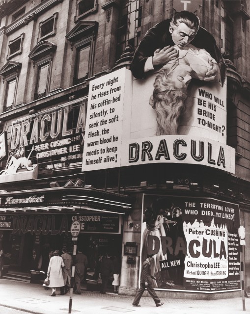 Hammer's Dracula opens at the Gaumont cinema, Haymarket, London, in May 1958 mptv images_web