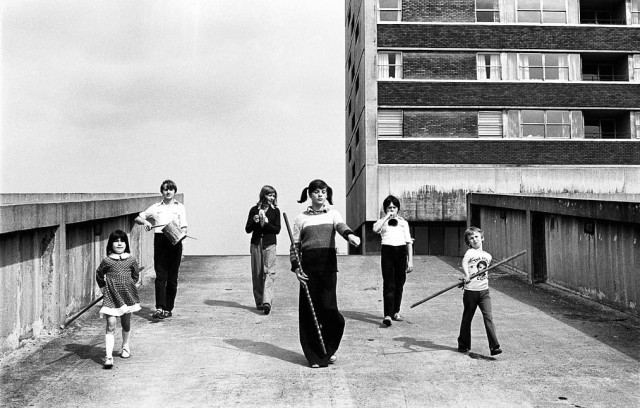 Kenilworth Road Kids, Cruddas Park, Juvenile Jazz Bands (1979) - Tish Murtha (c) Ella Murtha, all rights reserved.