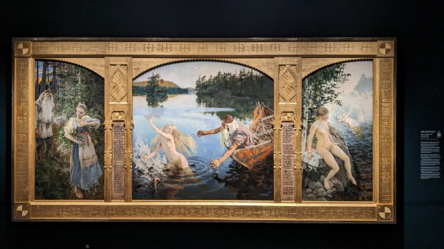 Akseli Gallen-Kallela, Aino Myth triptych, 1891, Ateneum
